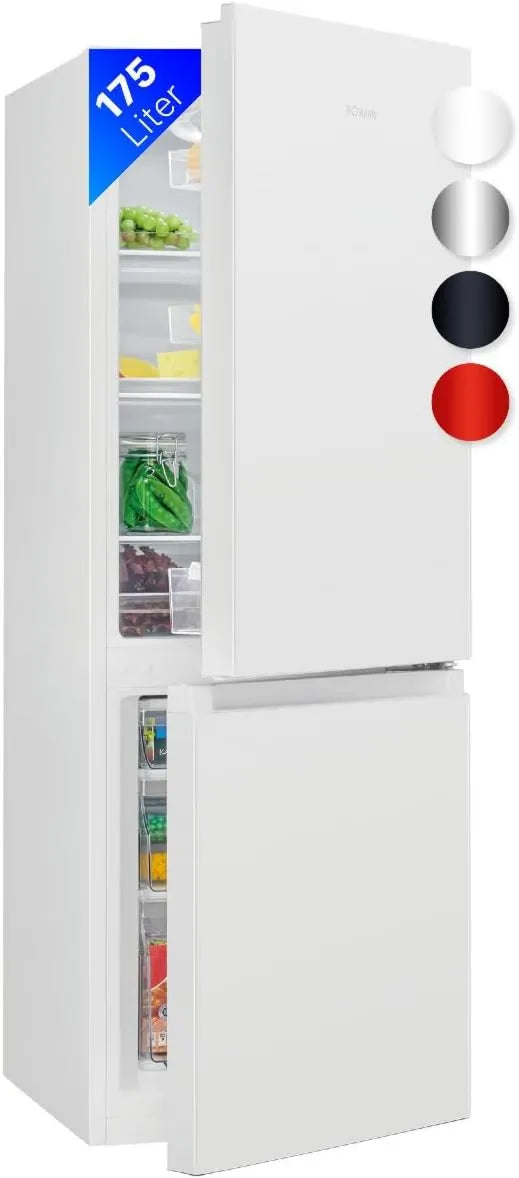 Bomann Congelador, 175 L, 2 zonas de temperatura, armário congelador, branco, pés ajustável, controlo contínuo de temperatura, dobradiças