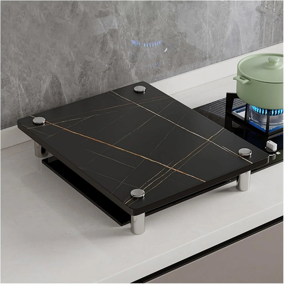 QSTGx Cozinhador com forno, 30x40x8.3 CM, Cover Cooking Placa de Proteção de Gás Placa de Cozinha Gás tampa resistente ao calor para fogão a gás