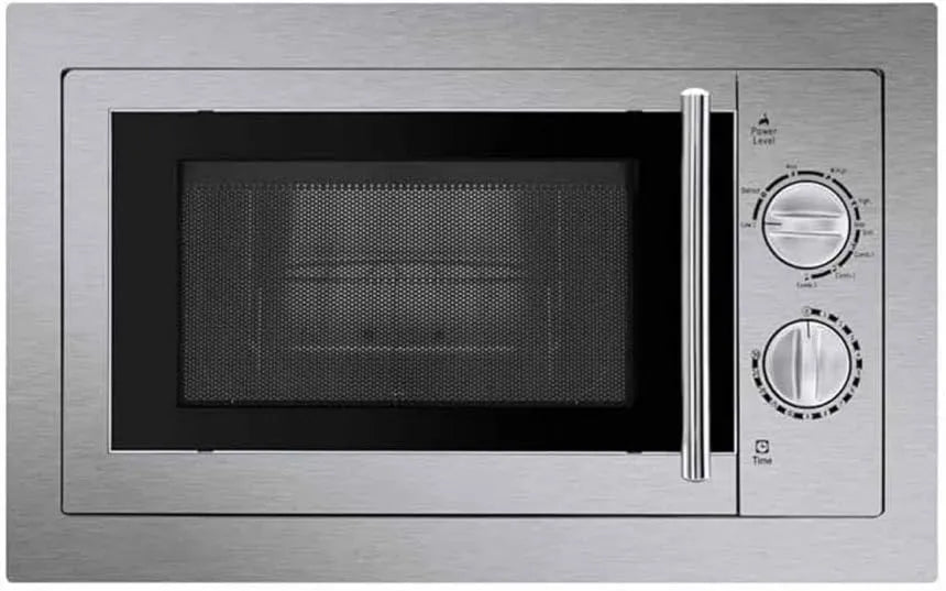 Suinga Microondas, 20 L, 800/000 W, encastrado, grelha, 9 níveis de potência, micro-ondas encastrado 800 W. Capacidade 20 L 1000 W Grill. Grill e grelha