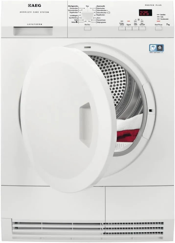 AEG T65770IH4 Secador, 7 kg, branco, início atrasado, AEG T65770IH4 Secador de bomba de calor