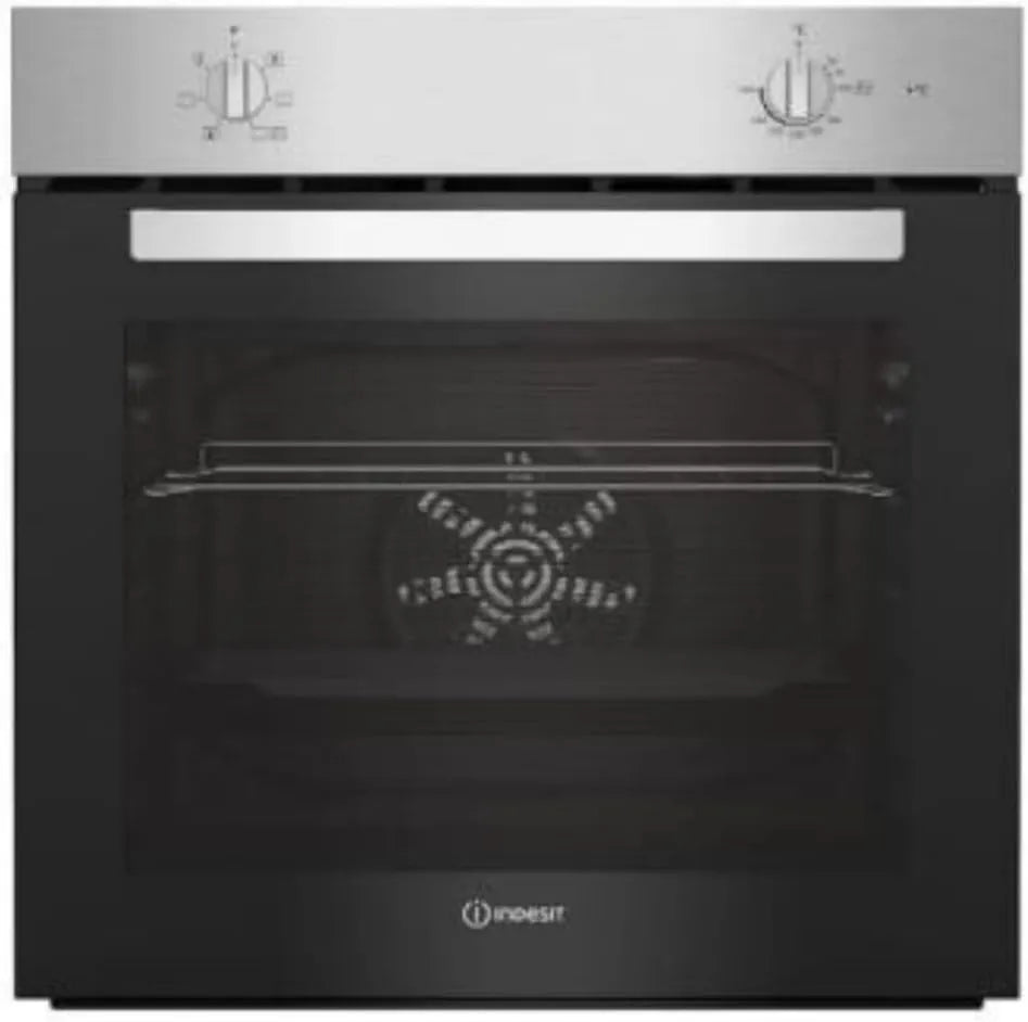 Indesit Forno elétrico IB25REx, 66 L, 2500 W, ressecável, cinza