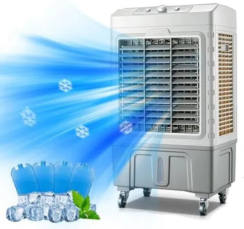 Generic Ar condicionado, 60 L, portátil, exterior, rodas móveis, industrial, 3 velocidades