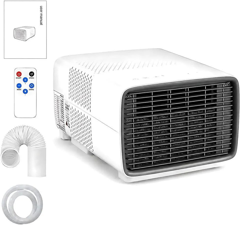 RETRIN Ar condicionado, 280 W, toque, silencioso, para Caravan Kitchen Room 4m2, Baixo consumo 280W, ABS Caso resistente, Desumidificador