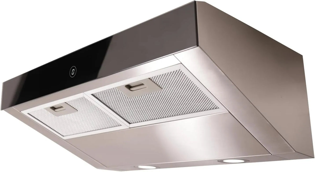 Respekta CH12060 Ix-21 exaustor, 60 cm, 64 dB, capa de cozinha, aço inoxidável, 55, função de reciclagem de ar, Respekta Sanja Hood