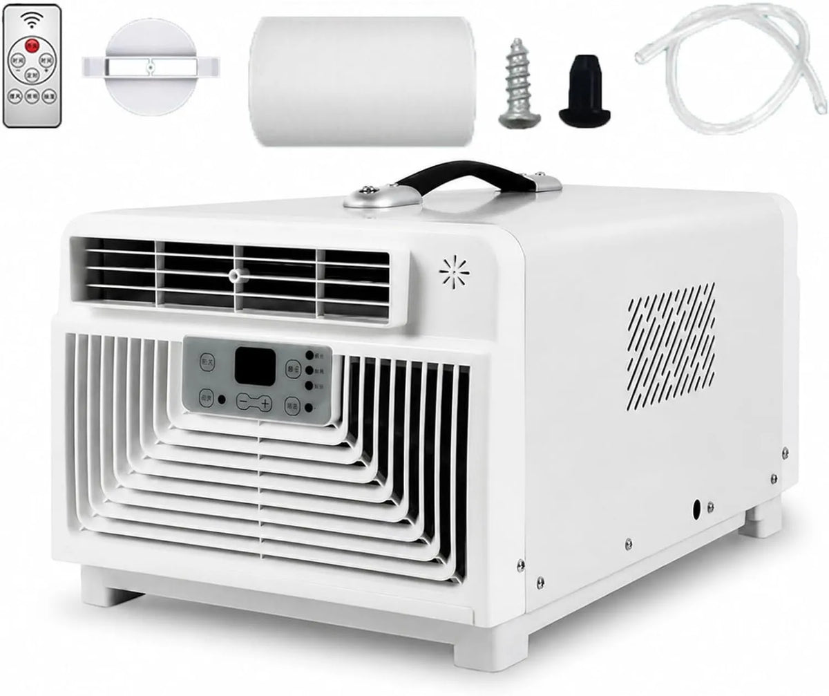 Koyike Ar condicionado, O tubo de escape direciona o calor para uma instalação temporária adequada para espaços compactos