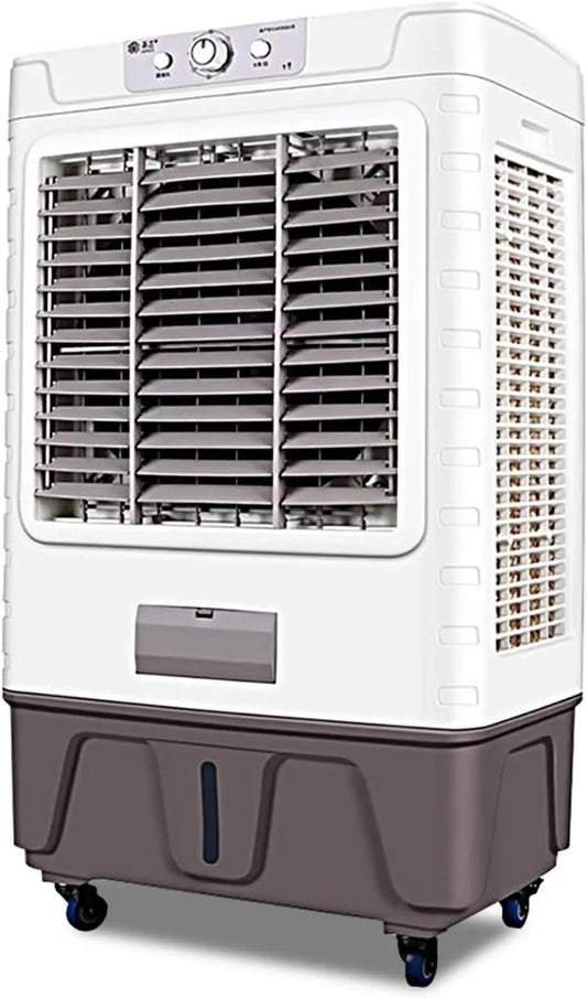 IEOWY Ar condicionado, 30 L, portátil, industrial, tanque grande, 4 Rodas, Ventilador e desumidificador para a Casa, O Escritório, modelo Grande