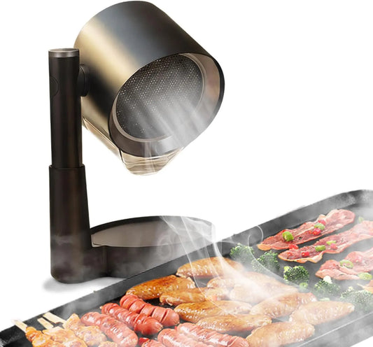 AURIVEE exaustor, capa de cozinha, 3 velocidades, portátil, camping, Nenhuma instalação para Apartamento, churrasco, Filtro em Alumínio Graisse - sem