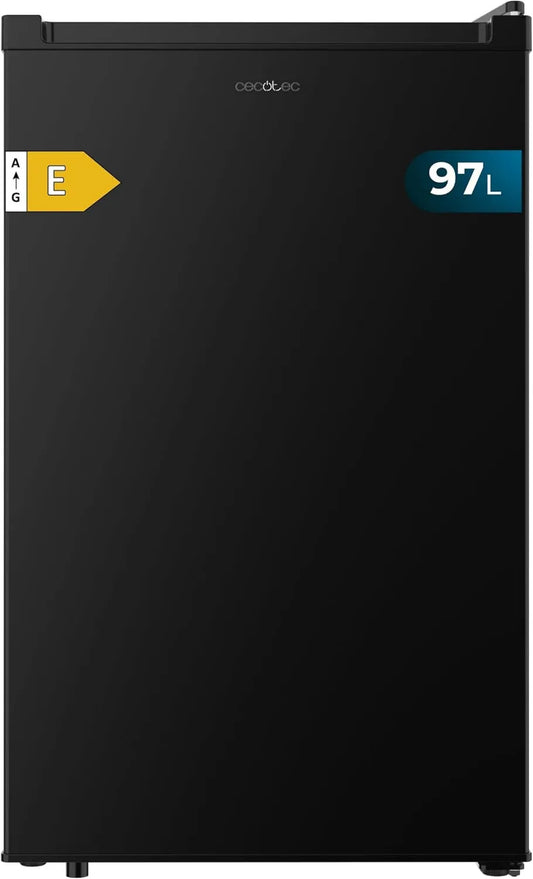 Cecotec Bolero CoolMarket TF Congelador, 97 L, 55, 1 x 57, 5 x 83, 5 cm, Classe E de energia, armário congelador, preto, 3 gavetas, Design compacto