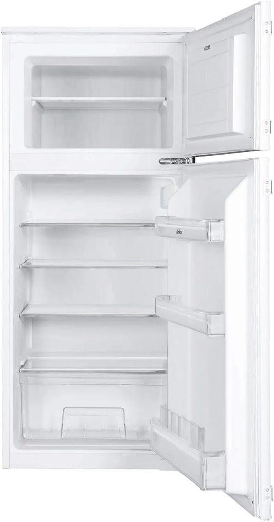 Amica Congelador, 122 cm, encastrado, armário congelador, frigorífico Amica Recessable - Porta dupla com congelador no topo para 122 nicho