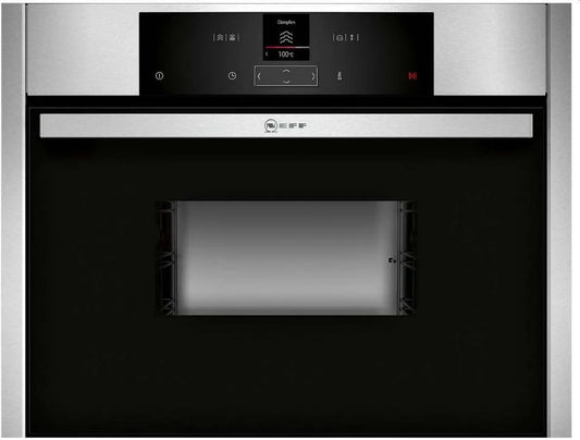 Neff Forno elétrico, recresível, vapor, aço inoxidável, vapor 100%, Neff CDR 1502 N Conjunto de vapor incorporado