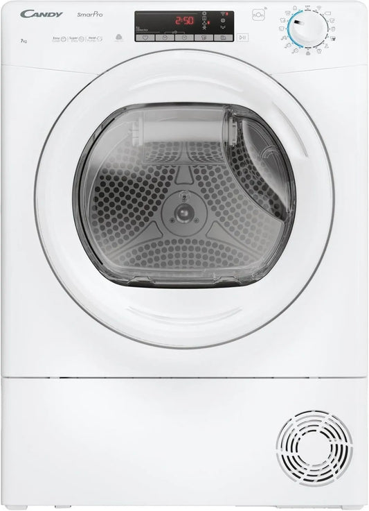 CANDY CRO4 H7A2TE-S Dryer, 48 cm, 7 kg, classe E de energia, Wi-Fi, estreito