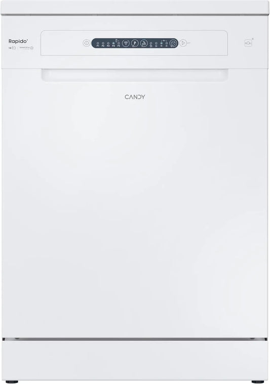 CANDY Máquina de lavar loiça CF4E7L0W, 60cm, 47dB, branco, Máquina de lavar loiça 60cm 14 talheres 47db Branco - CF4E7L0W