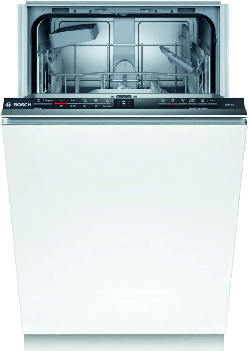 Bosch SPV2IKx10E Máquina de lavar loiça, 45cm, Home Connect, formato fino, encastrado, silencioso, EcoSilence motor, Série 2, 9 talheres