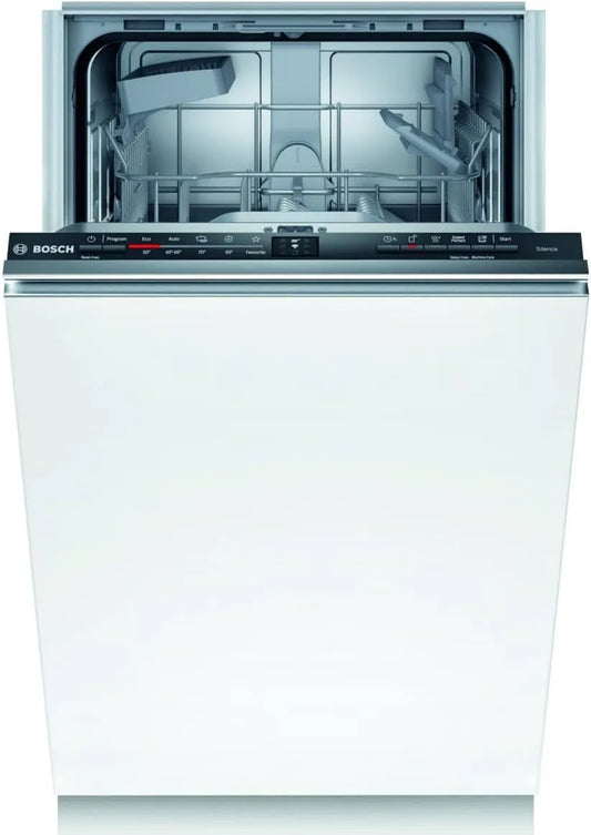 Bosch SPV2IKx10E Máquina de lavar loiça, 45cm, Home Connect, formato fino, encastrado, silencioso, EcoSilence motor, Série 2, 9 talheres