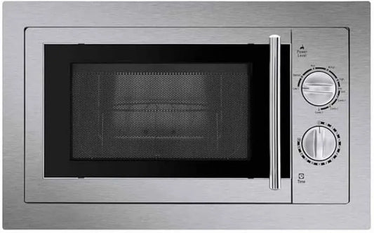 Suinga Microondas, 20 L, 800/000 W, encastrado, grelha, 9 níveis de potência, micro-ondas encastrado 800 W. Capacidade 20 L 1000 W Grill. Grill e grelha