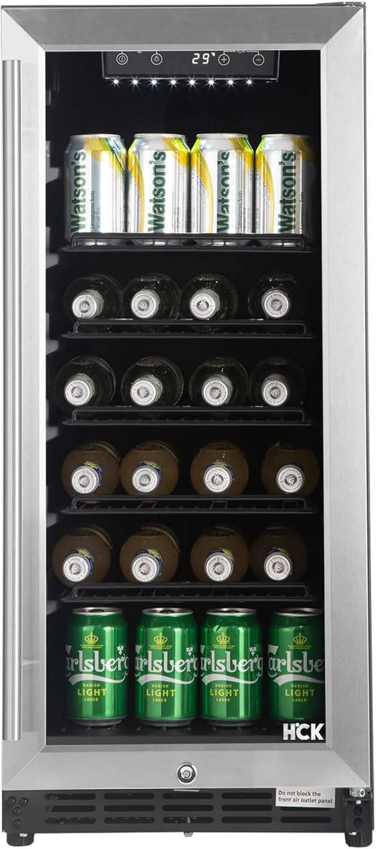 Frigorífico IPx4, 90 L, 0-22 °C, IP65, intervalo de temperatura de 0°C a 22°C, IPx4 Impermeável, HCK 90L Subplano de frigorífico com porta de vidro