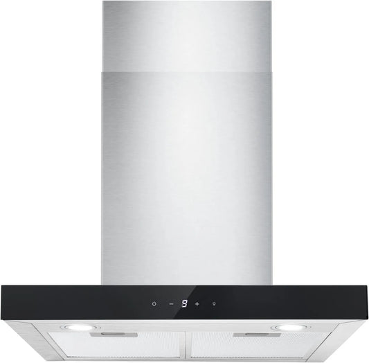 TopStrong exaustor, 60 cm, 700 m3/h, capa de cozinha, toque, aço inoxidável, 9 níveis de controlo Soft Touch, luz LED 2 W, saída de ar