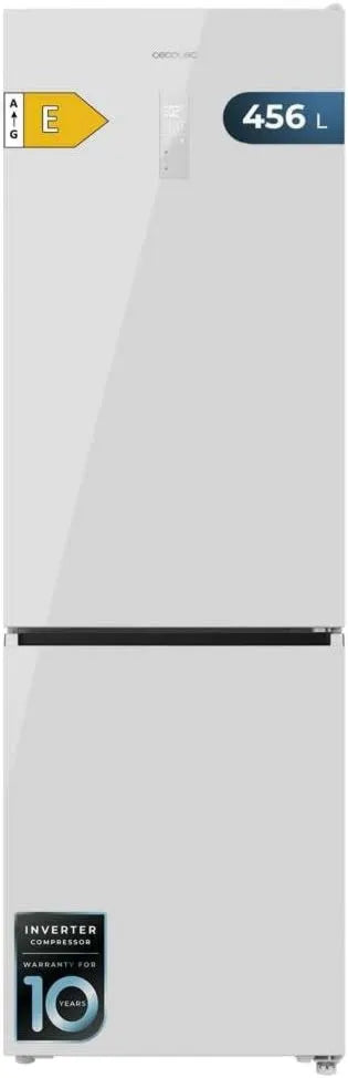 Cecotec Bolero CoolMarket Frigorífico Combi, 456 L, No Frost, Inversor, branco, Altura 201cm e 59, INSIDE Max com tecnologia VIP, 5cm Largura