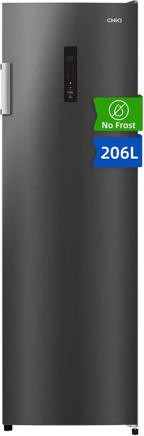 Congelador, 206 L, 39 dB, CHiQ DSC206NEID, No Frost, Inversor, Silencioso, Preto, Ultra-Lower -32°C, Altura 1705mm, Multi fluxo de ar, Frigorífico