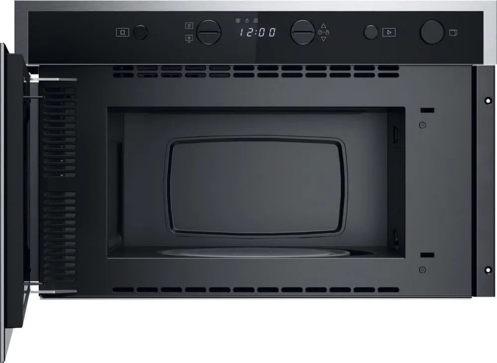 YxYLQ Microondas WMN461BxF, 22 L, 750 W, encastrada, aço inoxidável, microondas