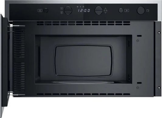 YxYLQ Microondas WMN461BxF, 22 L, 750 W, encastrada, aço inoxidável, microondas