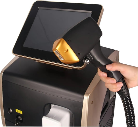 Générique Modelo 1064nm, máquina profissional de remoção de laser ponto de arrefecimento Diodo de congelamento 3 comprimento de onda 808 755 1064nm