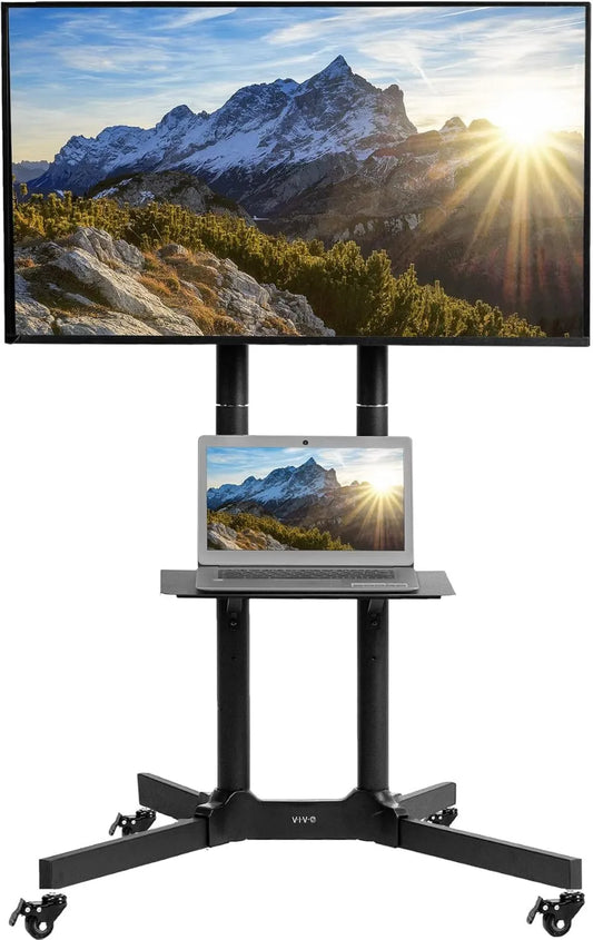 Smart TV, 83 polegadas, TV, 4K UHD, OLED, portátil, ecrã LCD, VESA Max 600 x, VIVO Mobile carrinho de TV para ecrãs de 32 a 83' até 50 kg