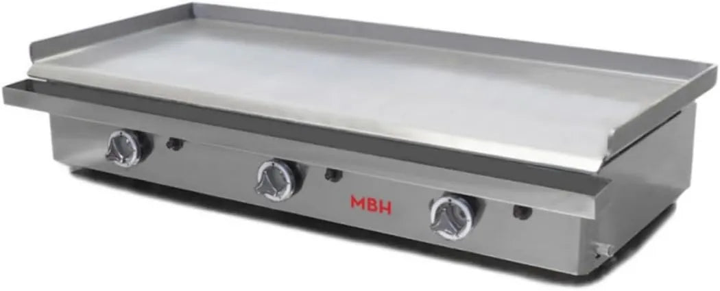 MBH - MAQUINARIA BAR HOSTELERÍA Placa de gás, 100 cm, profissional, restaurante, placa de gás, FABRICUÉ EM ESPANHA, MBH