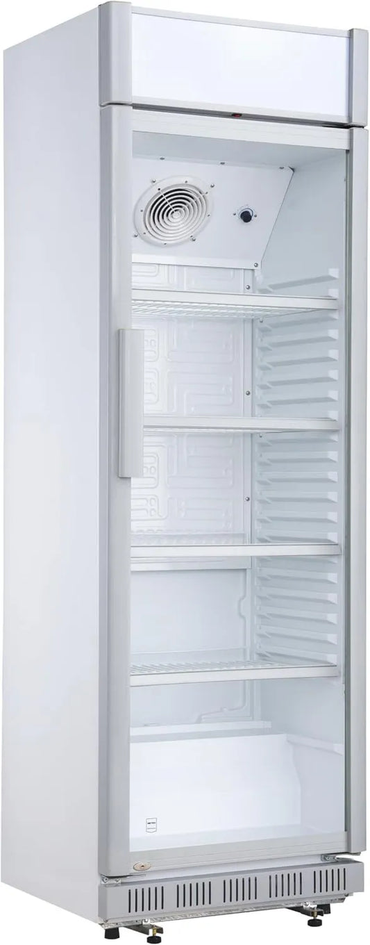 METRO Professional Frigorífico GSC2360C, 347 L, 62 x 64.6 x 193.5cm, 180 W, branco, Metal, 62 x 64 vidro, Frigorífico Vitré GSC2360C, METRO Frigorífico profissional