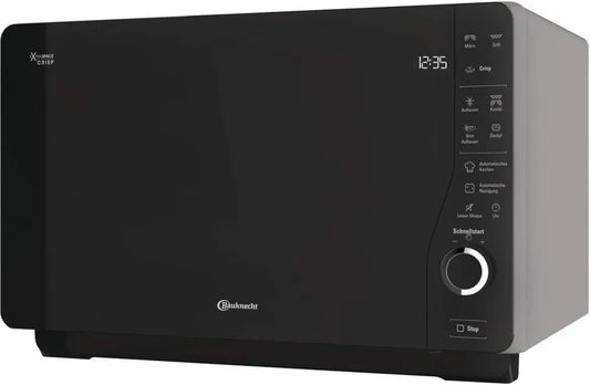 Bauknecht Microondas, 25 L, 800/1000 W, grelha, microondas, ExtraSpace Crisp MW 427 SL, flexibilidade máxima
