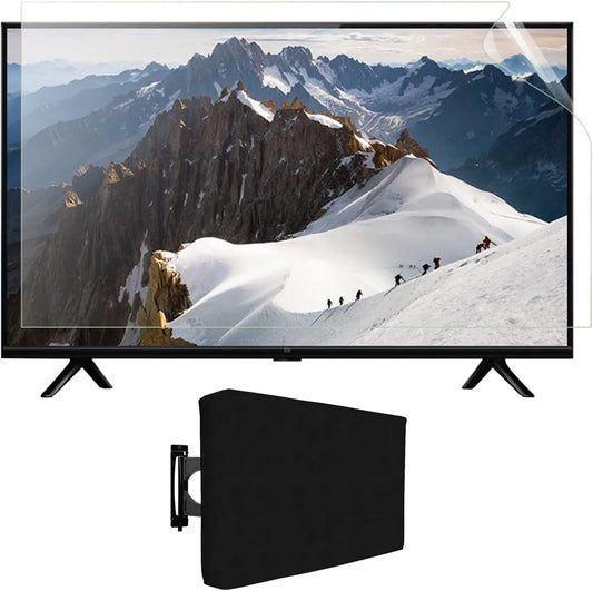 KELUNIS Smart TV, 48 polegadas, TV, 4K UHD, QLED, OLED, HDTV, ecrã LCD, Resistente ao tempo Para LCD, 1056 * 596, Incluir 1 filme de TV PCs, LED
