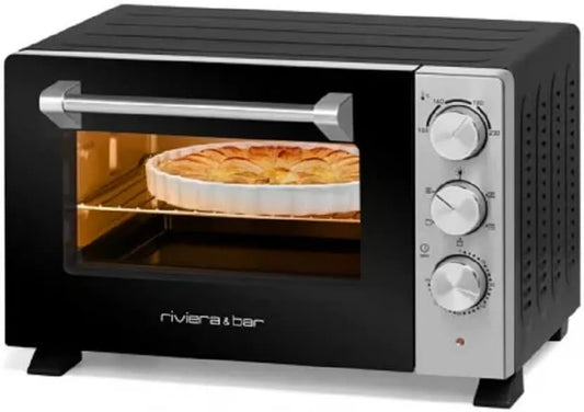 Riviera & Bar Forno elétrico QFR210-5 90mn, 21 L, temporizador, termostato, riviera&bar, calor ajustável