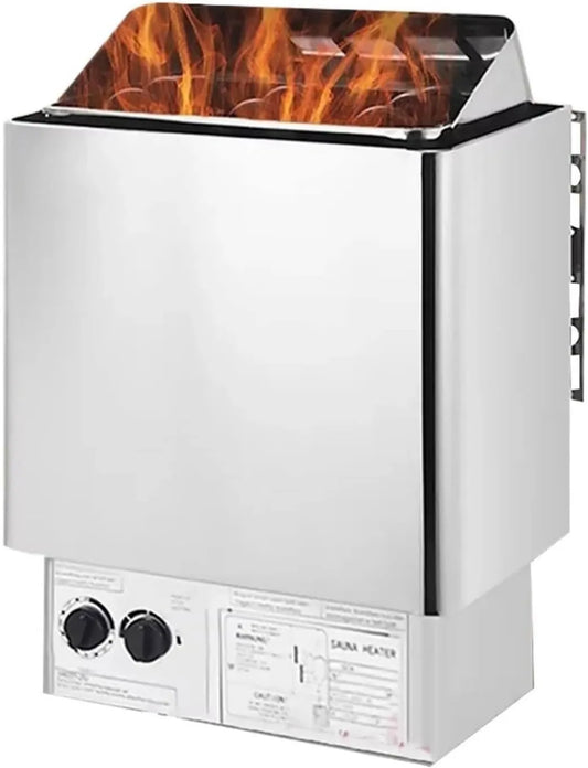 LMYYDES 220V-6KW forno elétrico, 220V, vapor, profissional, etc 220V-6KW, fogão elétrico Sauna, com controlo interno encastrado, sala Sauna
