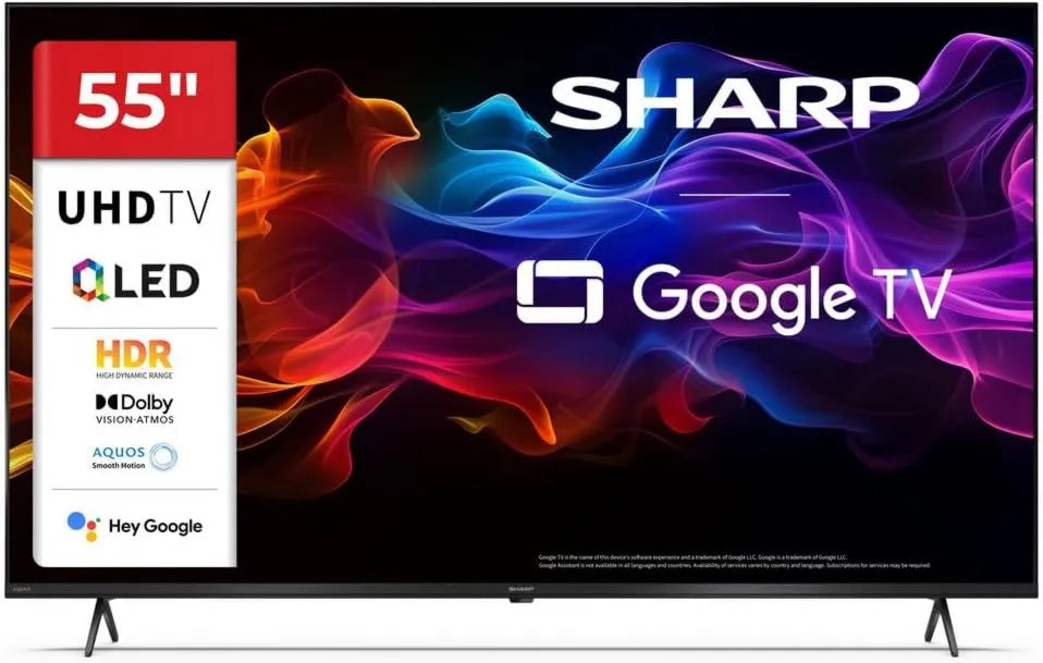 Sharp 55HP5265E Smart TV, 55 polegadas, TV, 4K UHD, QLED, Som Dolby, Série HP