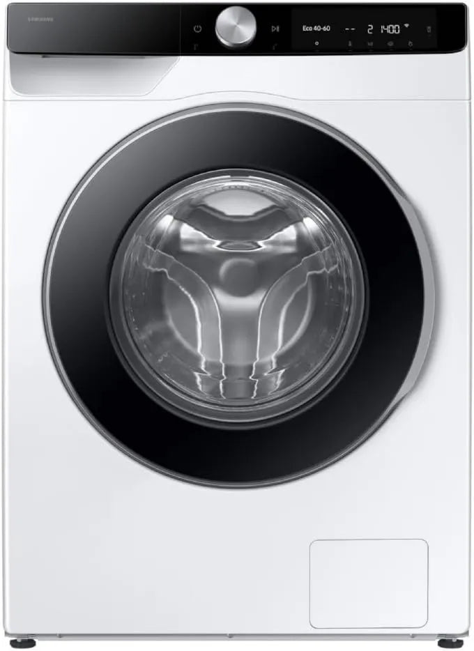 Samsung 1400RPM WW10FG6U34LKU3 Máquina de lavar roupa, 10 kg, tecnologia de Ecobubble AI, máquina de lavar Samsung AI EcoBubble 10 kg 1400RPM branco