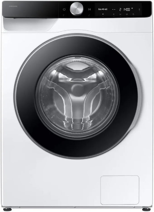 Samsung 1400RPM WW10FG6U34LKU3 Máquina de lavar roupa, 10 kg, tecnologia de Ecobubble AI, máquina de lavar Samsung AI EcoBubble 10 kg 1400RPM branco
