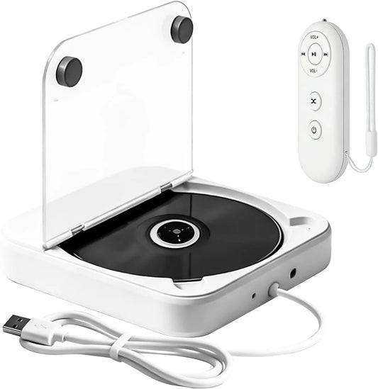 Leikurvo Smart TV, TV, USB, portátil, branco, leitor de CD externo com comando à distância, leitor de CD veículo, leitor de CD Universal para carro com