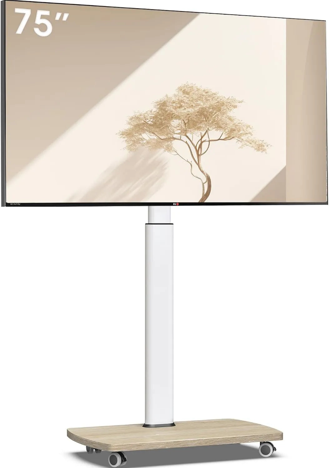 MM-1626 armário de TV, 75 polegadas, 600x400mm, rodas móveis, AOKCOS 43-75 Inch TV rack - suporte de TV a pé Mais Alto