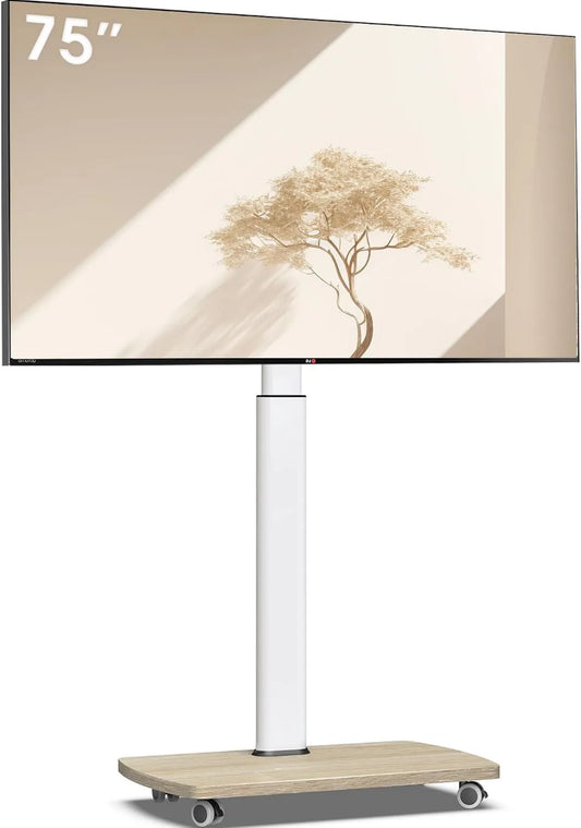 MM-1626 armário de TV, 75 polegadas, 600x400mm, rodas móveis, AOKCOS 43-75 Inch TV rack - suporte de TV a pé Mais Alto
