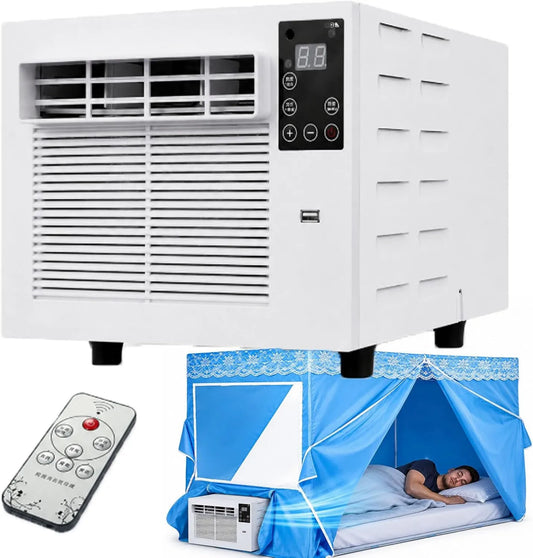 ErShangMao AC+0.9M ar condicionado, móvel, camping, ar condicionado móvel para tendas