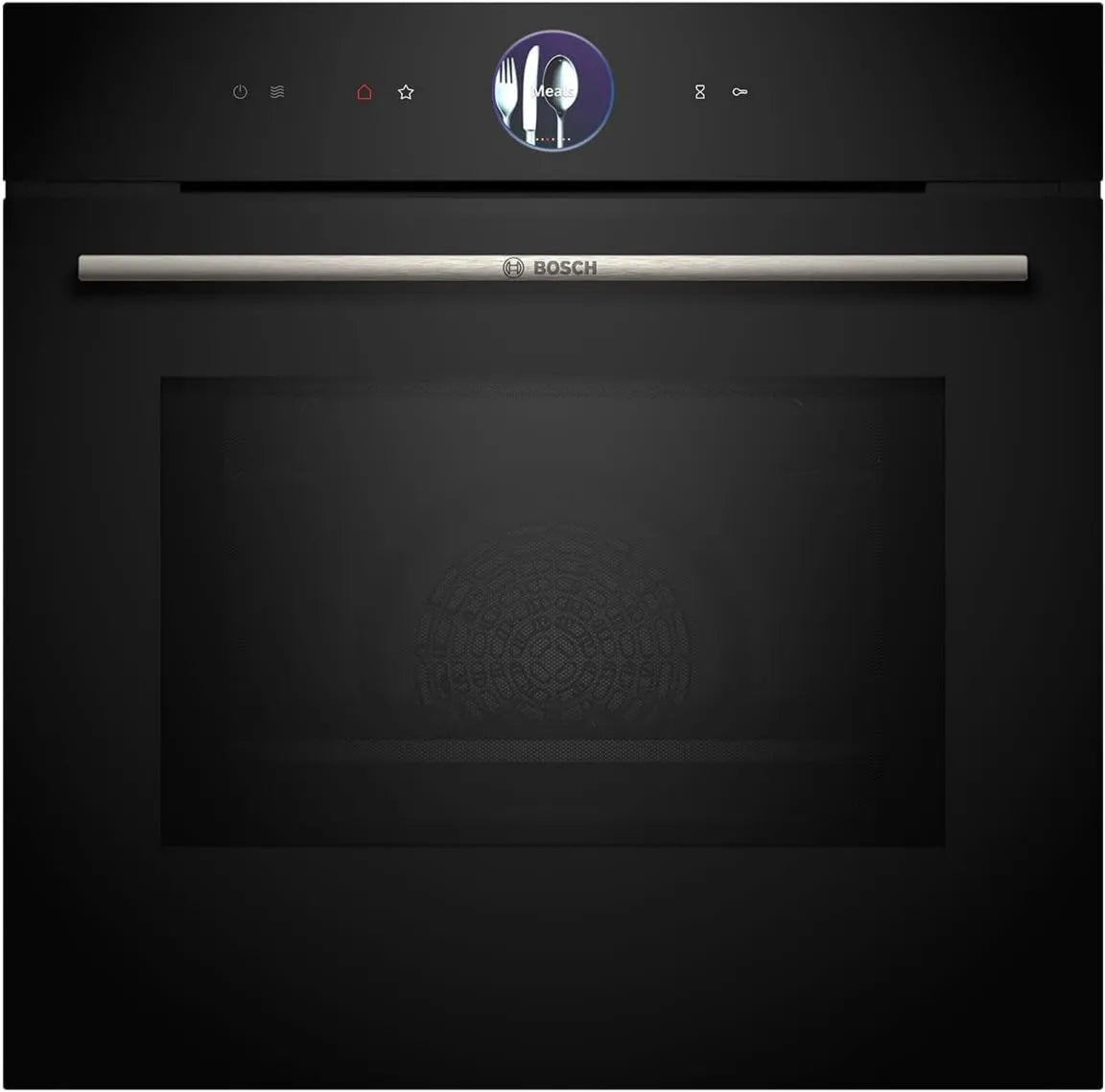 Bosch Serie 8 HMG7361B1 Microondas, 67 L, 800 W, encastrado, microondas, preto, Bosch HMG7361B1 Serie 8 Einbau-Backofen mit Mikrowellenfunktion