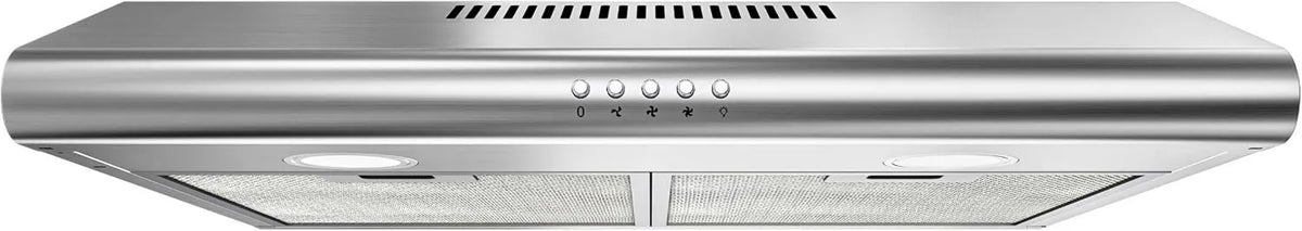 exaustor, 60cm, capa de cozinha, FIREGAS, evacuação e reciclagem, iluminação LED, 3 velocidades, aço inoxidável, iluminação LED, capa de visor
