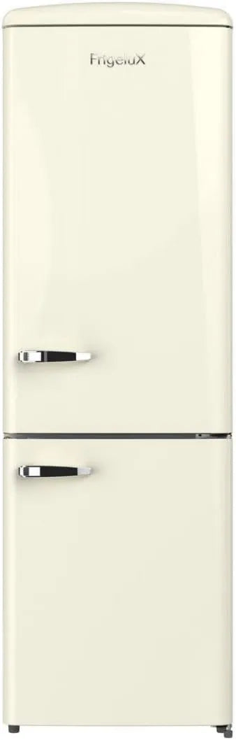 Frigelux Frigorífico combinado CBNF330RCD, 330 L, frigorífico com congelador, Frigorífico Combinado Retro Vintage Cream 330 L CBNF330RCD