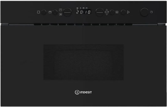 Microondas IMK12B, 22 L, 750 W, encastrado, microondas, preto, Microondas Indesit encastrado IMK12B 22L 750W Preto
