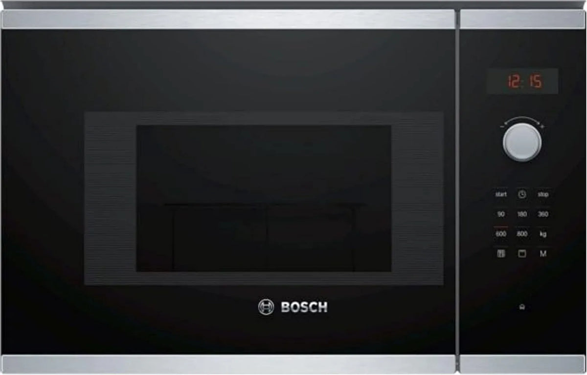 Bosch BEL523MS0 Microondas, 60 x 38 cm, 20 L, aço inoxidável, microondas, 4, série de 5-potências