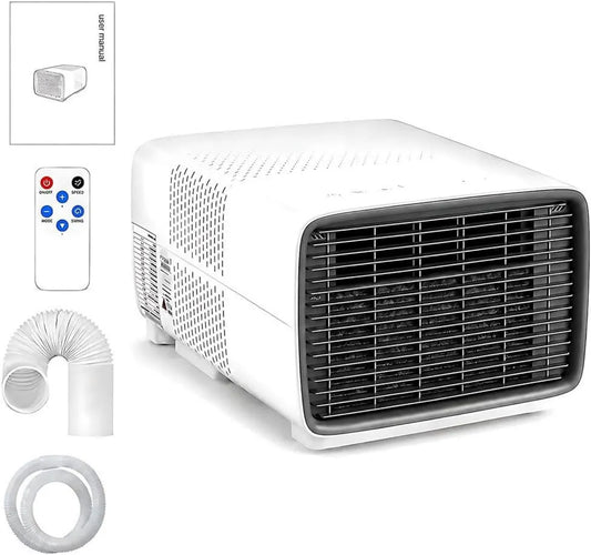 RETRIN Ar condicionado, 280 W, toque, silencioso, para Caravan Kitchen Room 4m2, Baixo consumo 280W, ABS Caso resistente, Desumidificador