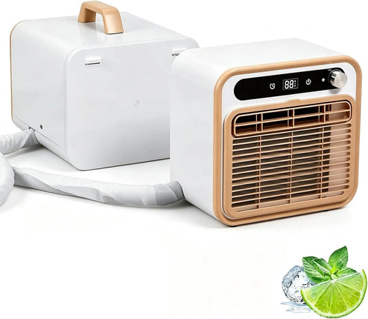 Generic Ar condicionado 12H, 130 m3/h, 40 dB, portátil, temporizador, Wi-Fi, tranquilo, camping, removível, Mini Ar condicionado silencioso 40dB, Air flow 130m3