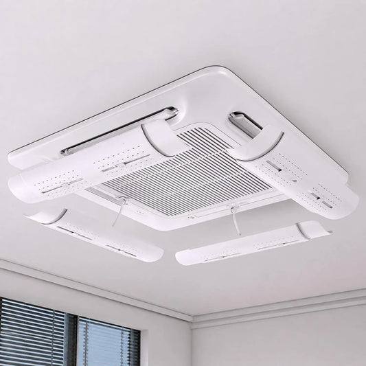 WAMJ AQDY Ar condicionado, 86,5 cm, Conjunto de 4 ar condicionado, 49,5-86,5 cm, Instalação sem perfuração