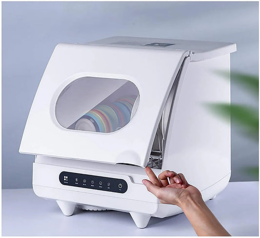 Generic Máquina de lavar loiça, 1200 W, 5 programas, toque, design automático inteligente, ideal para uso doméstico