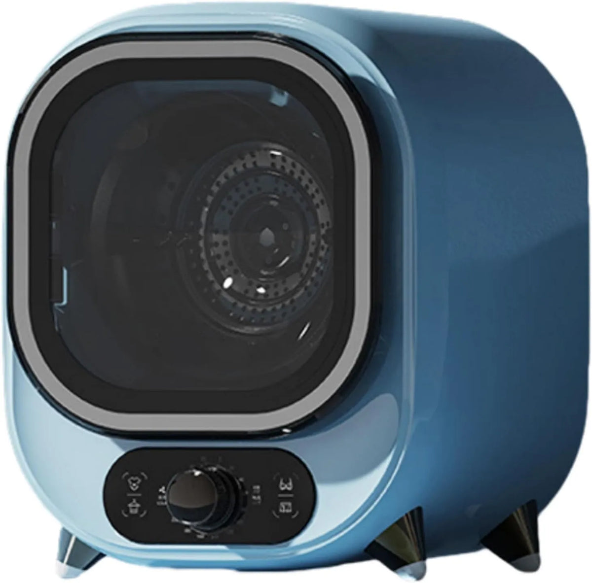 Secador, 450 W, 8 kg, Qiang, portátil, aço inoxidável, azul, para Apartamento, sob Contador, Dormitório, Azul